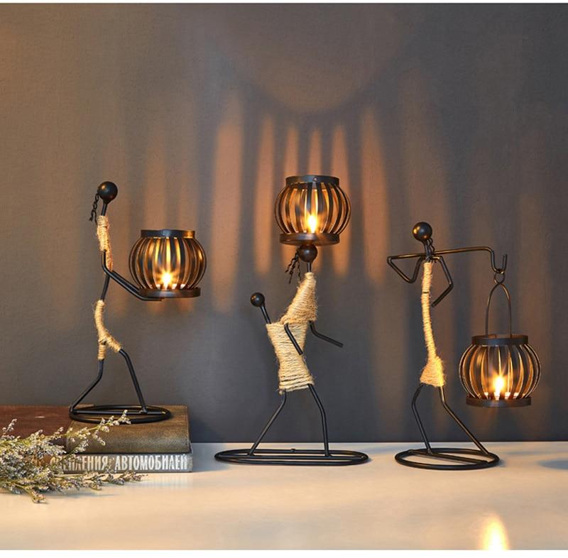 Handgjorda Figurer Metallljusstakar | Veska