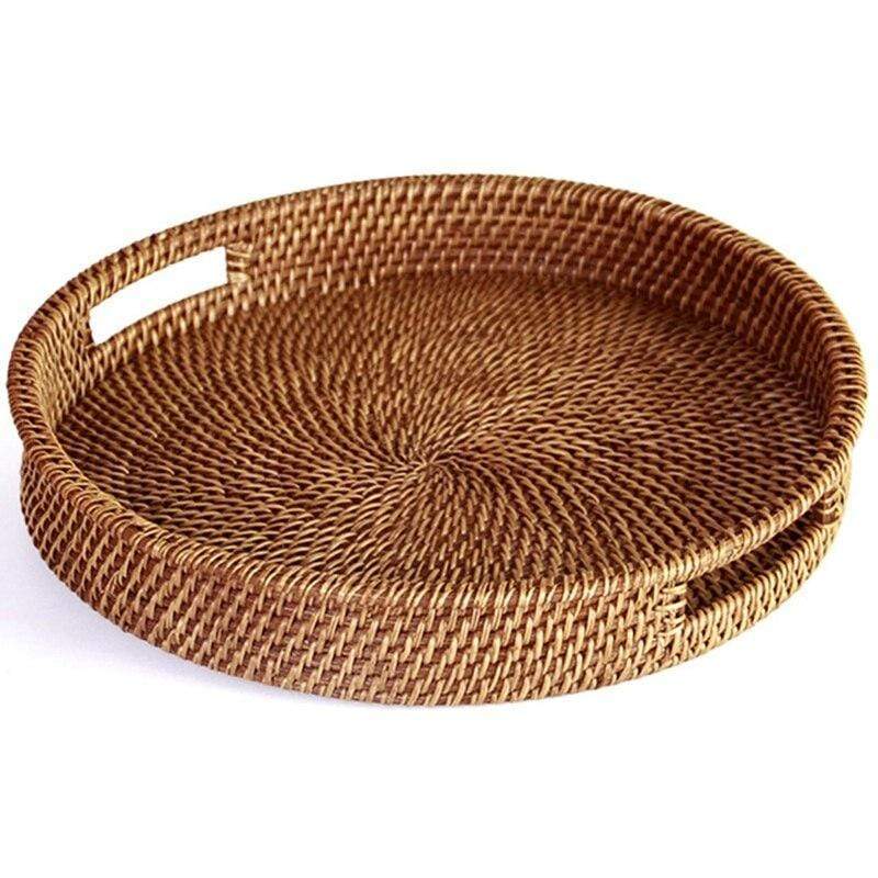 Handvävd Rattanbricka | Veska