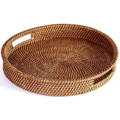 Handvävd Rattanbricka | Veska