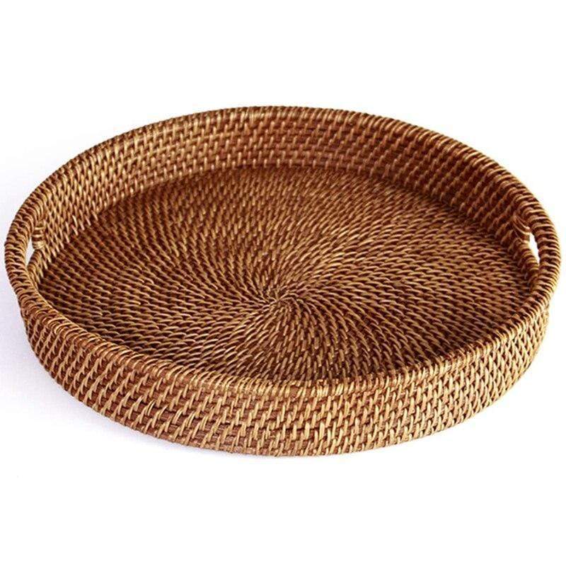 Handvävd Rattanbricka | Veska