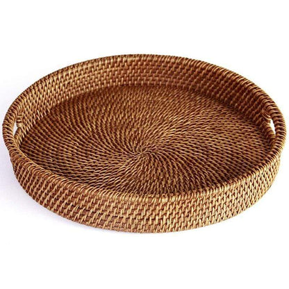 Handvävd Rattanbricka | Veska