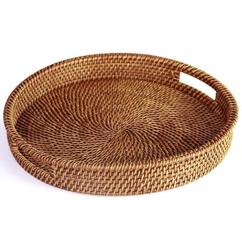 Handvävd Rattanbricka | Veska