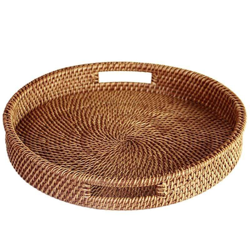 Handvävd Rattanbricka | Veska