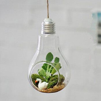 Hängande lampa glasvas | Veska b