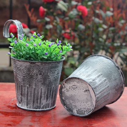 Hängande metallVeskaomkruka i vintage design dekorativ Veskaomkruka för inomhus- och utomhusbruk | Veska