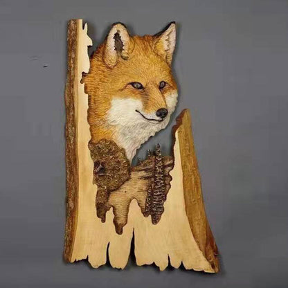 Hantverksmässiga Natur Omfamna Djur Skulpturer Dekor | Veska Fox
