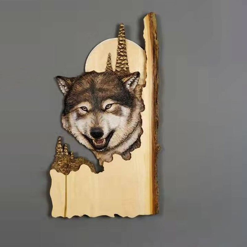 Hantverksmässiga Natur Omfamna Djur Skulpturer Dekor | Veska Sibirisk Husky