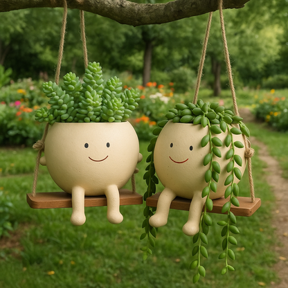 Happy Buddy Hängande Blomkruka | Veska