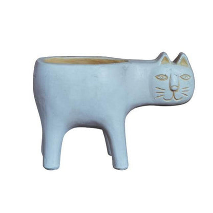 Härlig keramisk kattväxtvas | Veska Baby Blue