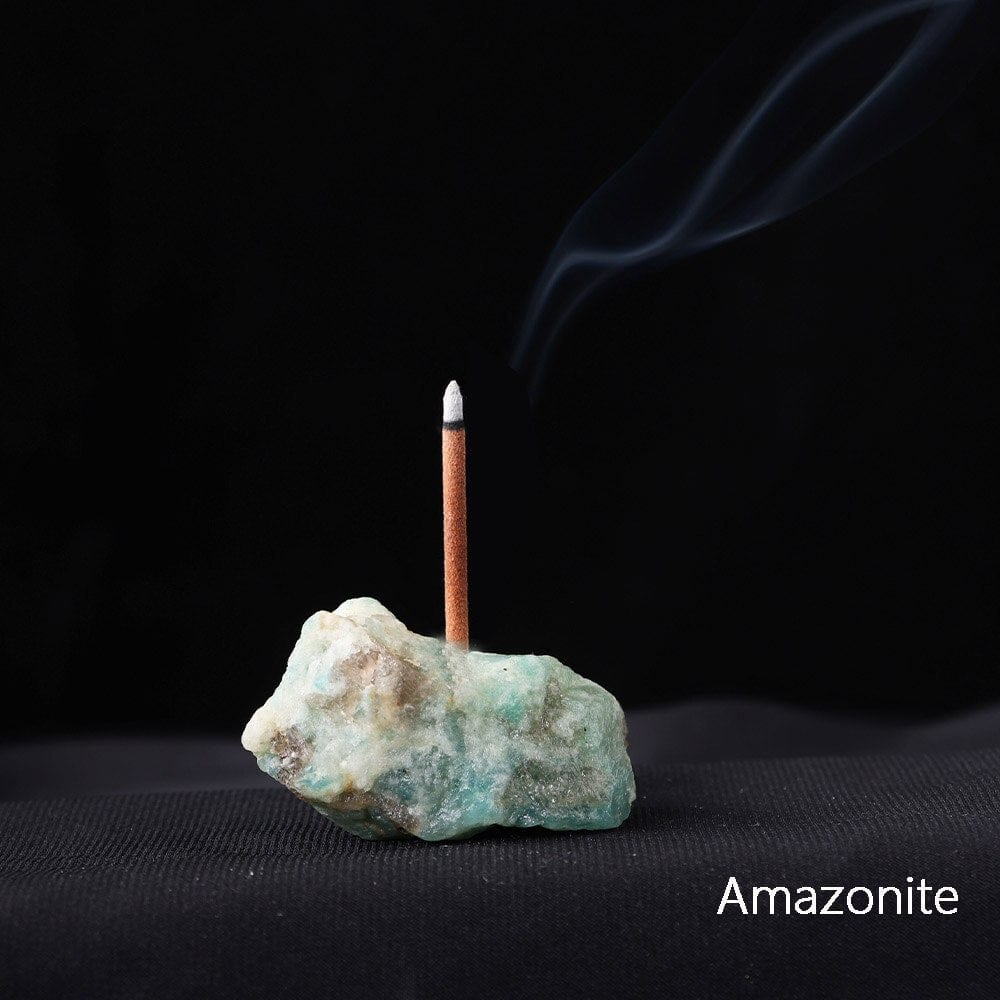 Healing Crystals Rökelsehållare | Veska Amazonit