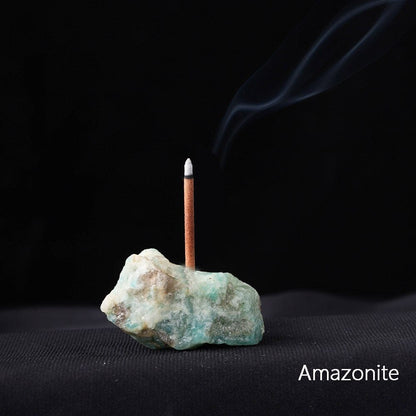 Healing Crystals Rökelsehållare | Veska Amazonit
