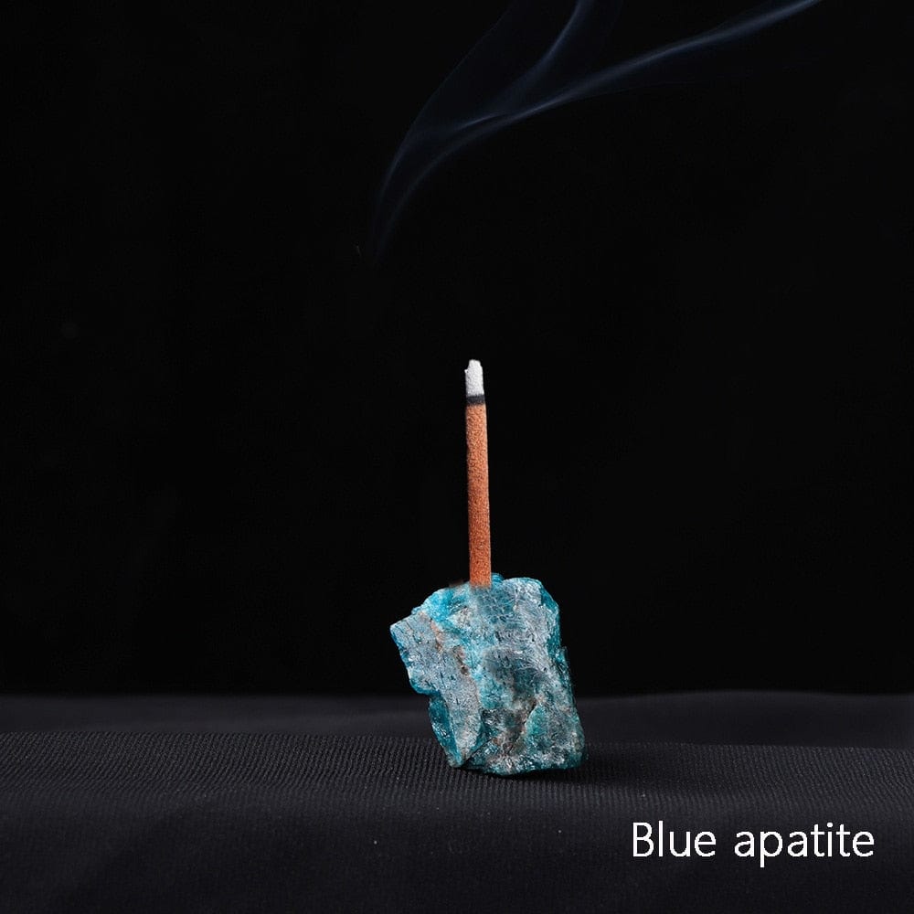 Healing Crystals Rökelsehållare | Veska Blå apatite