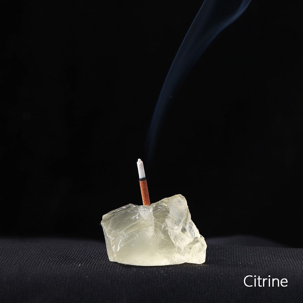 Healing Crystals Rökelsehållare | Veska Citrin