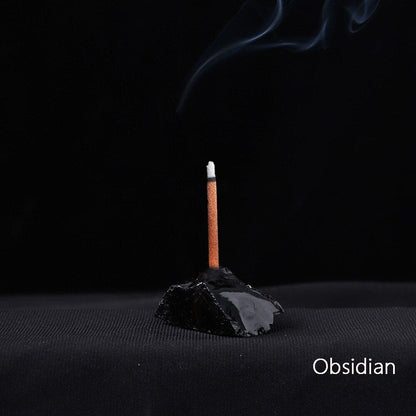 Healing Crystals Rökelsehållare | Veska Obsidian