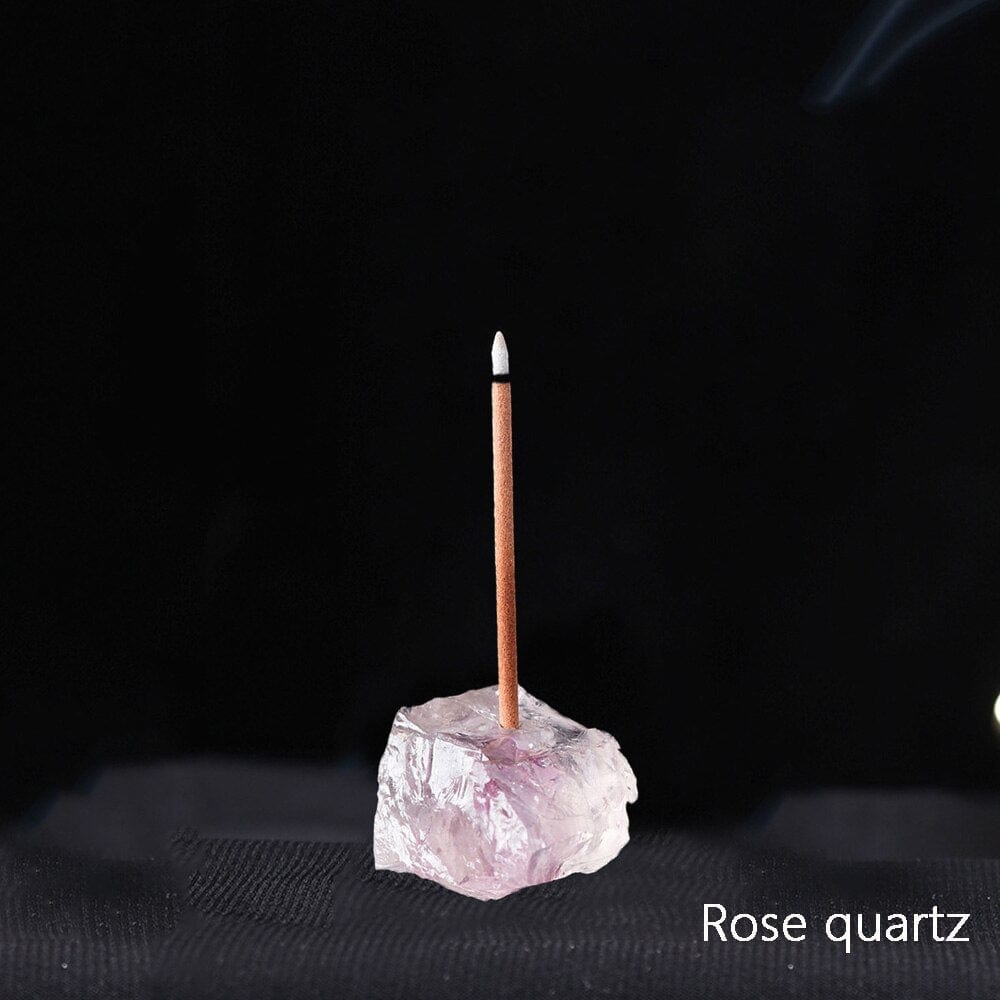 Healing Crystals Rökelsehållare | Veska Rosenkvarts