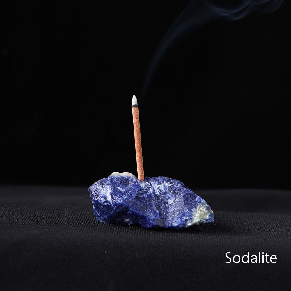 Healing Crystals Rökelsehållare | Veska Sodalit