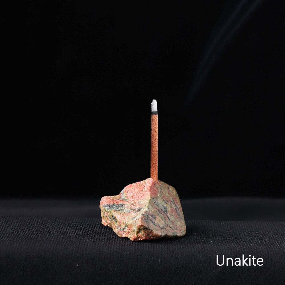 Healing Crystals Rökelsehållare | Veska Unakite