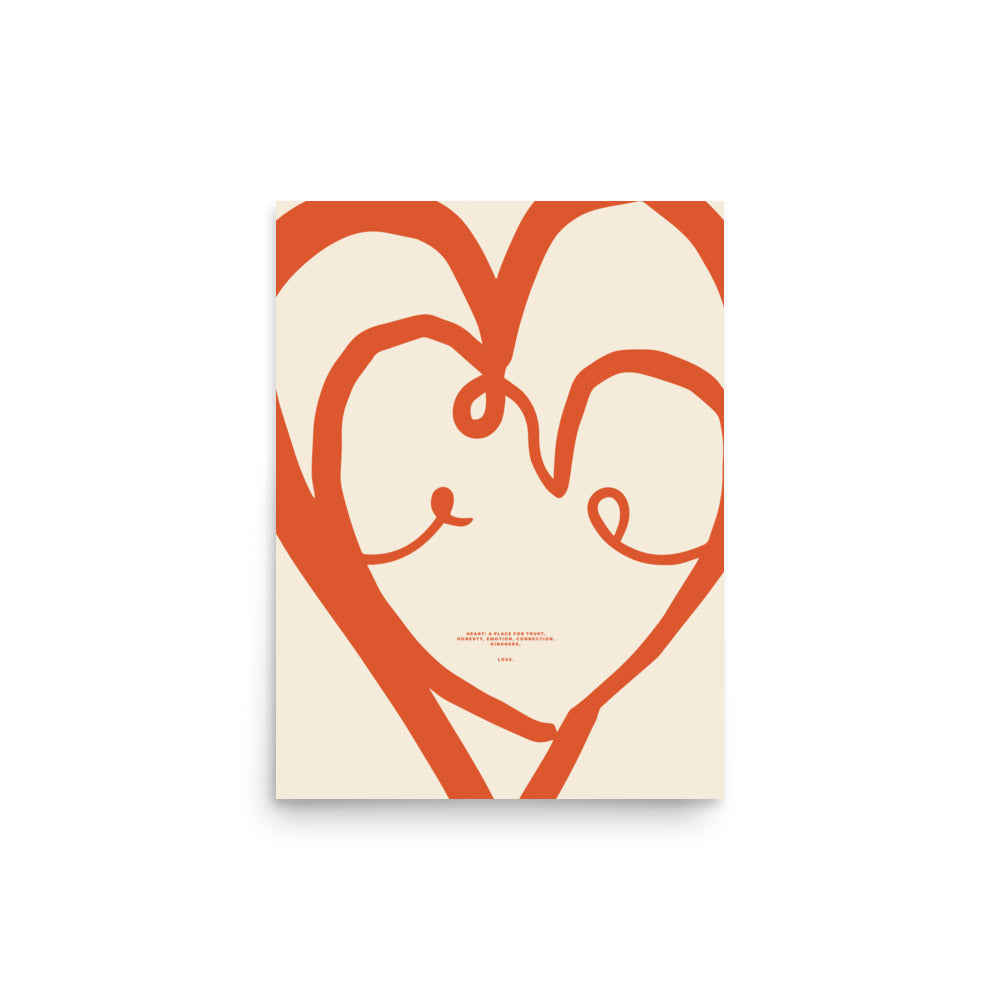 Heart, a place for trust | Veska 12″×16″