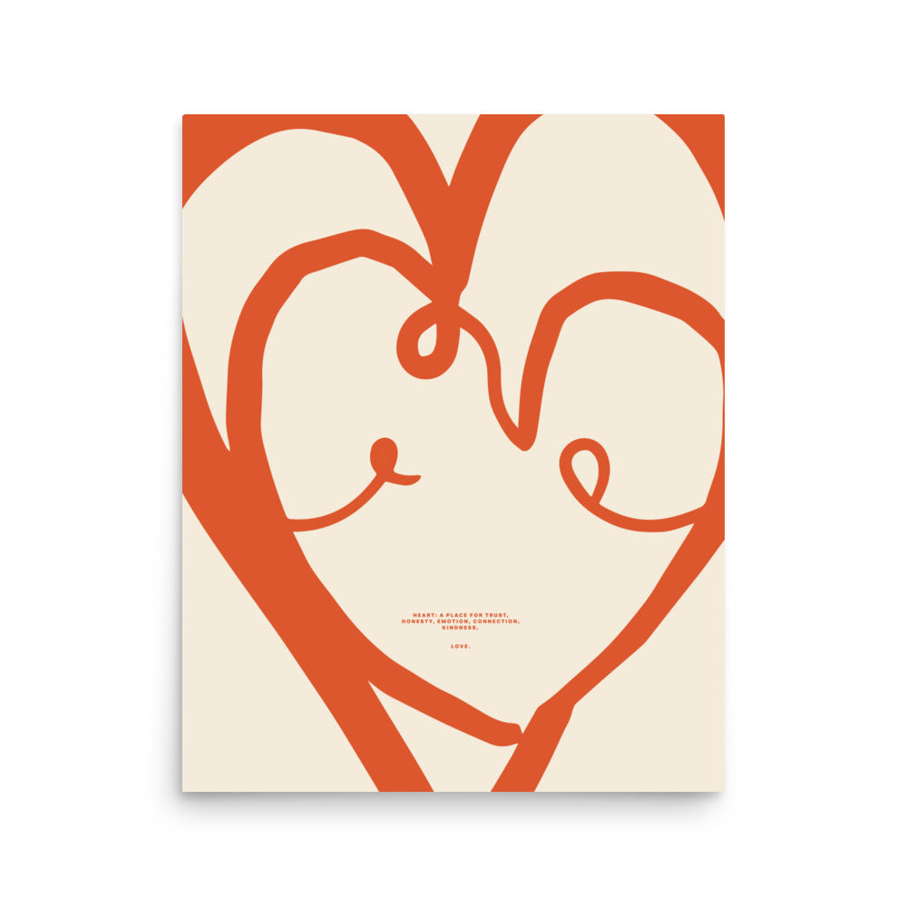 Heart, a place for trust | Veska 16″×20″