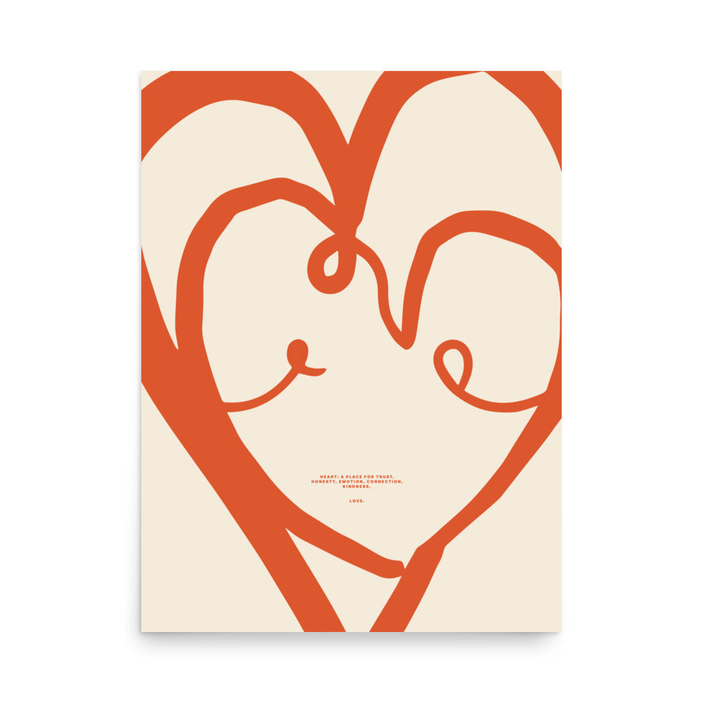Heart, a place for trust | Veska 18″×24″