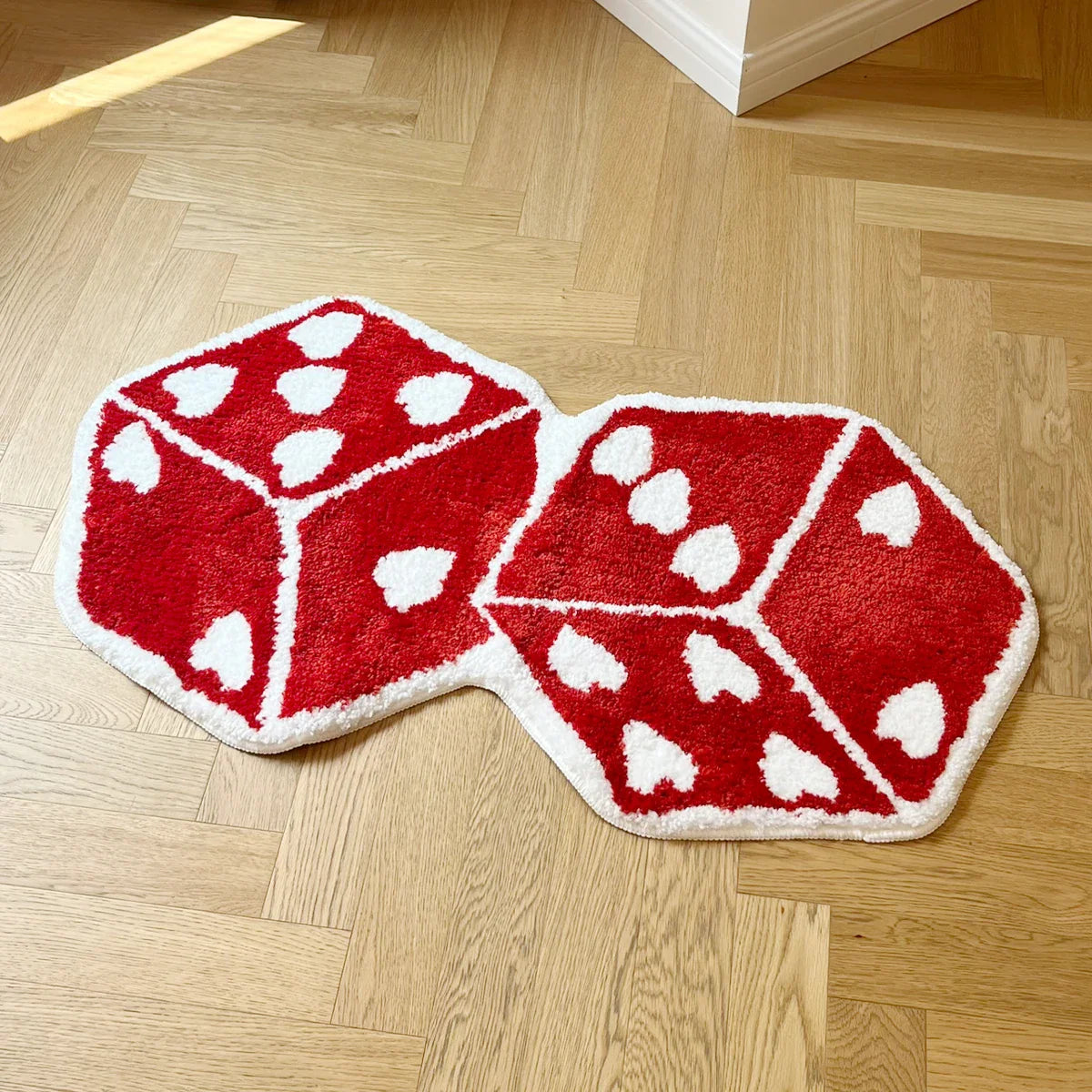 Heart Dice Mat | Veska 95X53 CM