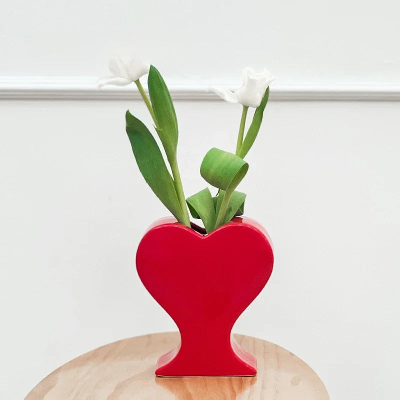 Heart Vase | Veska Röd