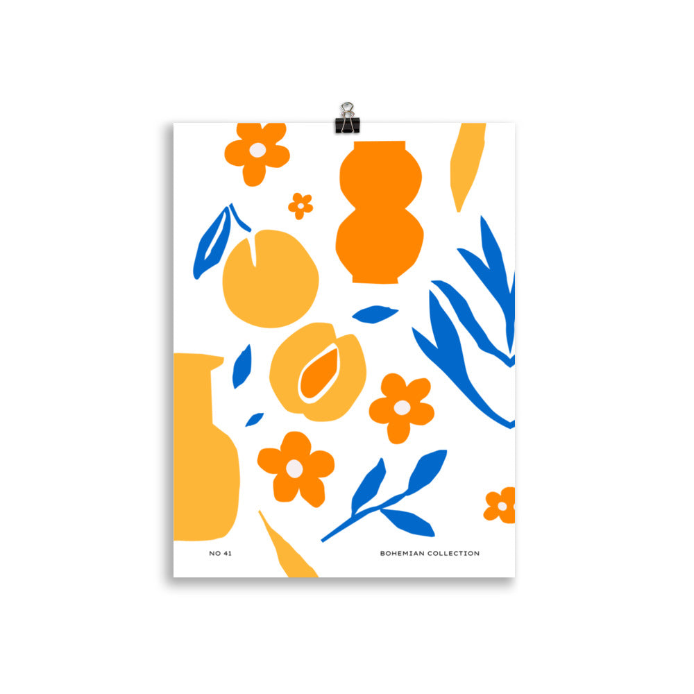 Hem med Frukt och Blommor | Veska 30×40 cm