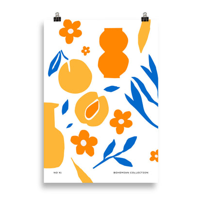 Hem med Frukt och Blommor | Veska 70×100 cm
