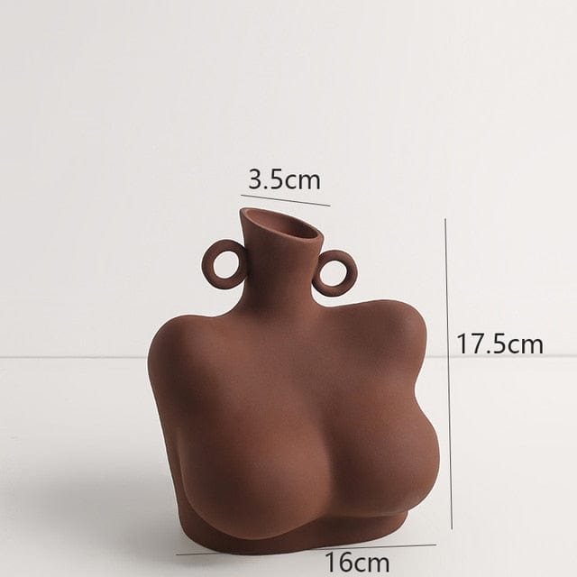 Hemdekoration skulptur keramikvas | Veska