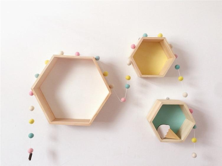 Hexagon Vägghylla | Veska