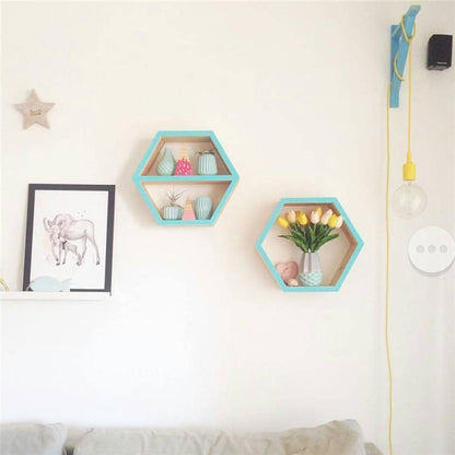 Hexagon Vägghylla | Veska