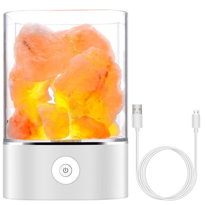 Himalayan Salt Skrivbordslampa & Luftrenare Vit | Veska