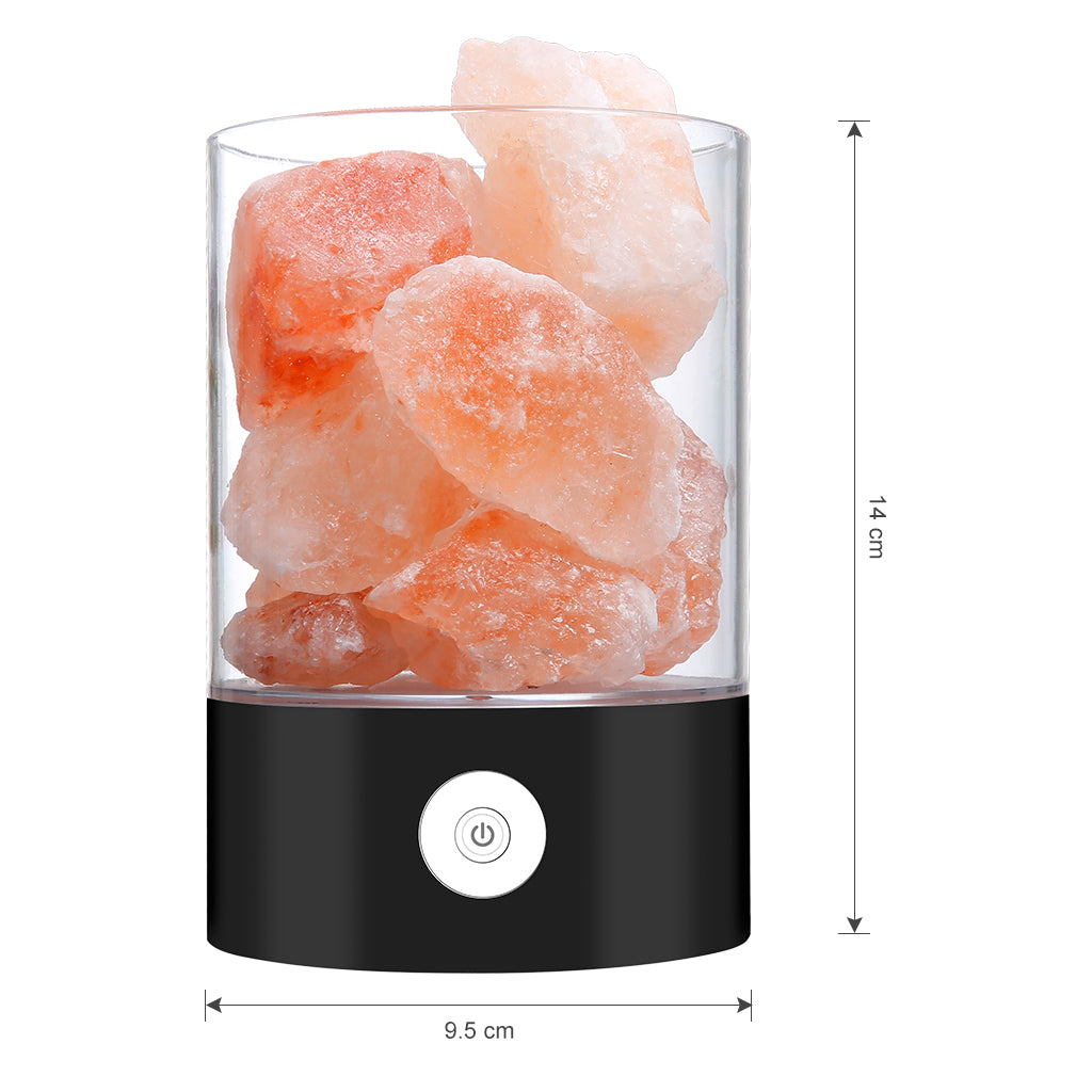 Himalayan Salt Skrivbordslampa & Luftrenare Vit | Veska