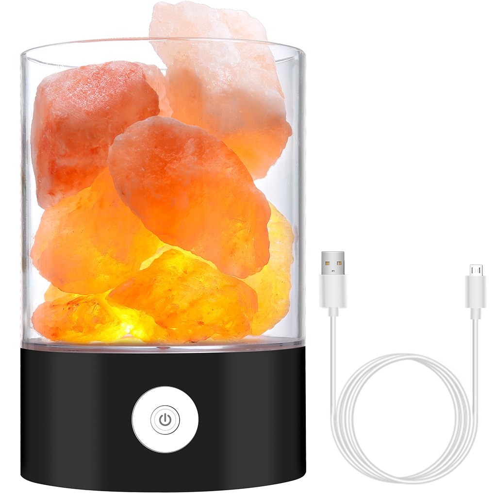 Himalayan Salt Skrivbordslampa & Luftrenare Vit | Veska