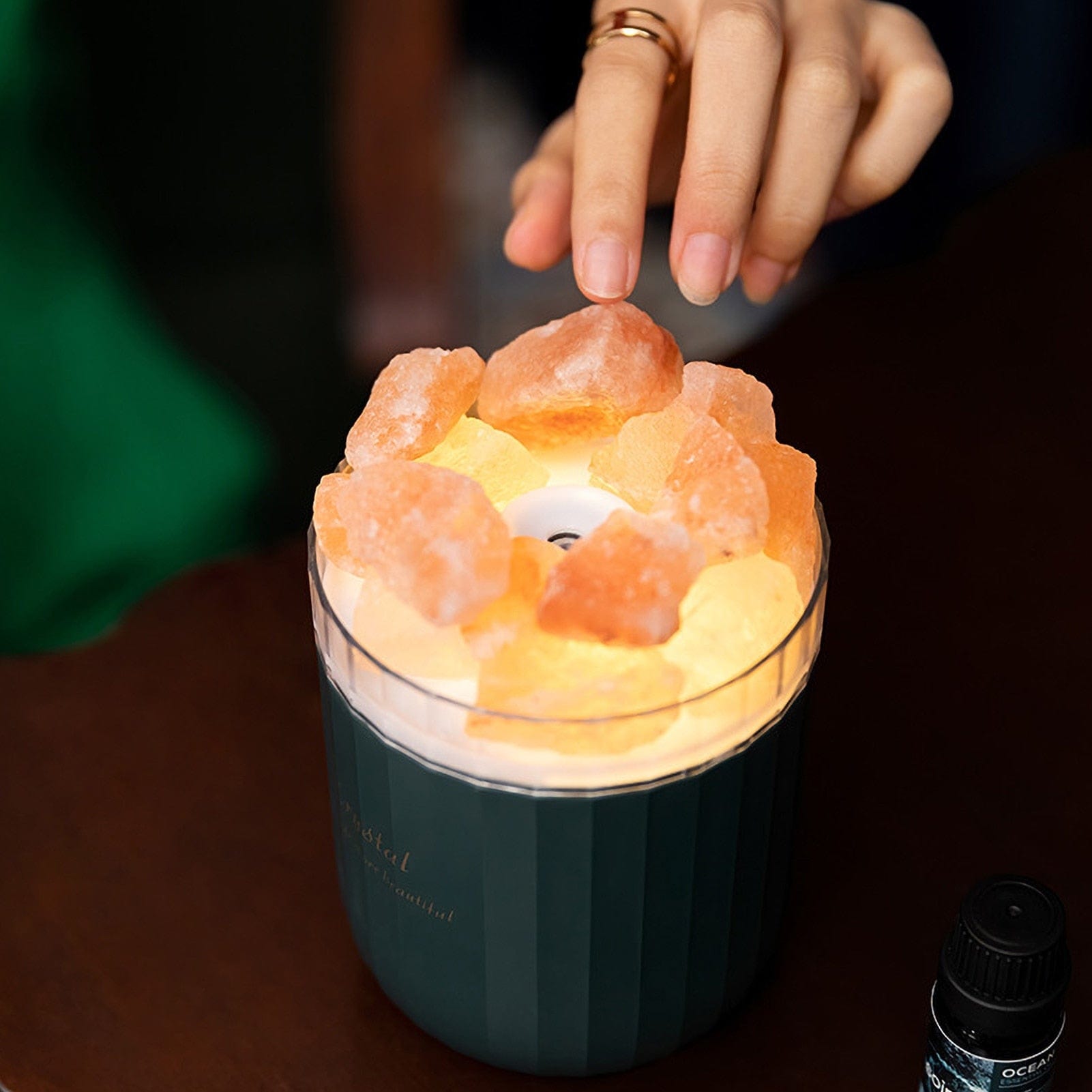 Himalayan Salt Stone Luftfuktare | Veska