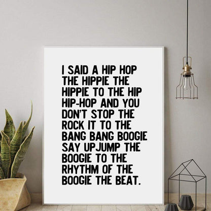 Hippie Till Hip-Hop Väggposter | Veska