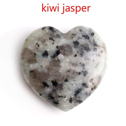 Hjärformade Kristaller Ädelstenar | Veska kiwi jaspis
