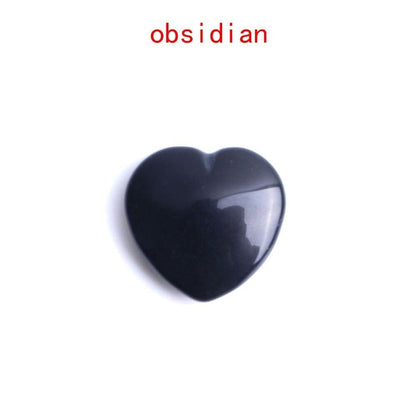Hjärformade Kristaller Ädelstenar | Veska obsidian
