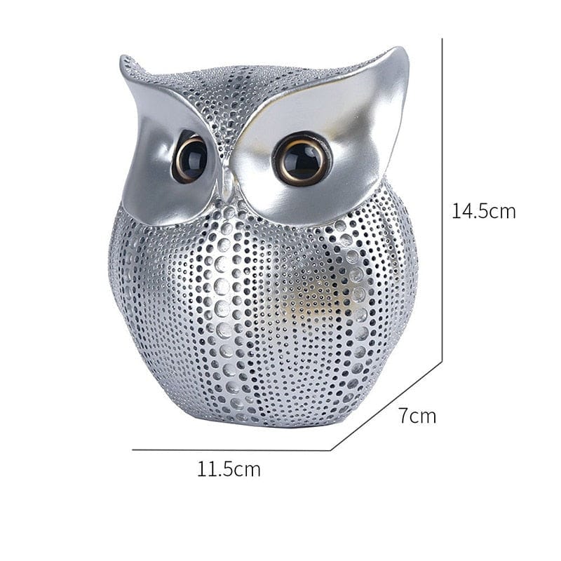 Hornet Owl Figurer | Veska Silver