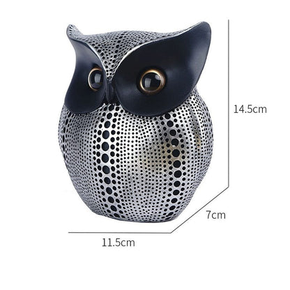 Hornet Owl Figurer | Veska Svart - Silver