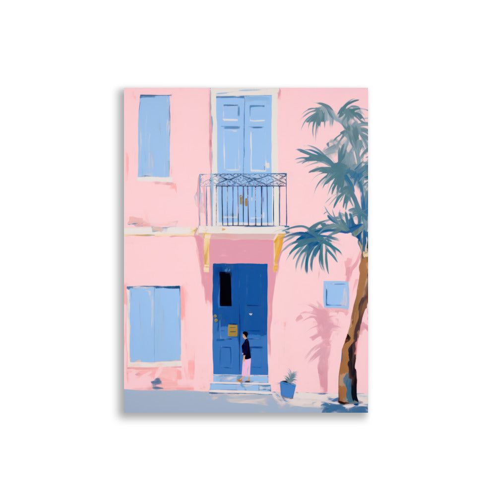 House with Blue Door | Veska 30×40 cm