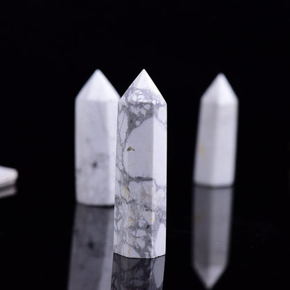 Howlite Crystal Point Tower | Veska