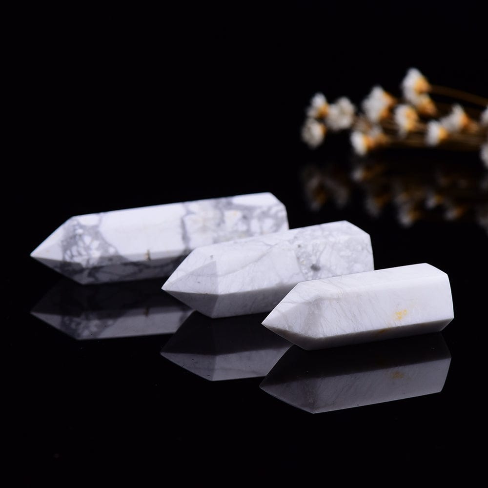 Howlite Crystal Point Tower | Veska
