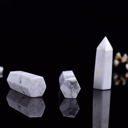 Howlite Crystal Point Tower | Veska