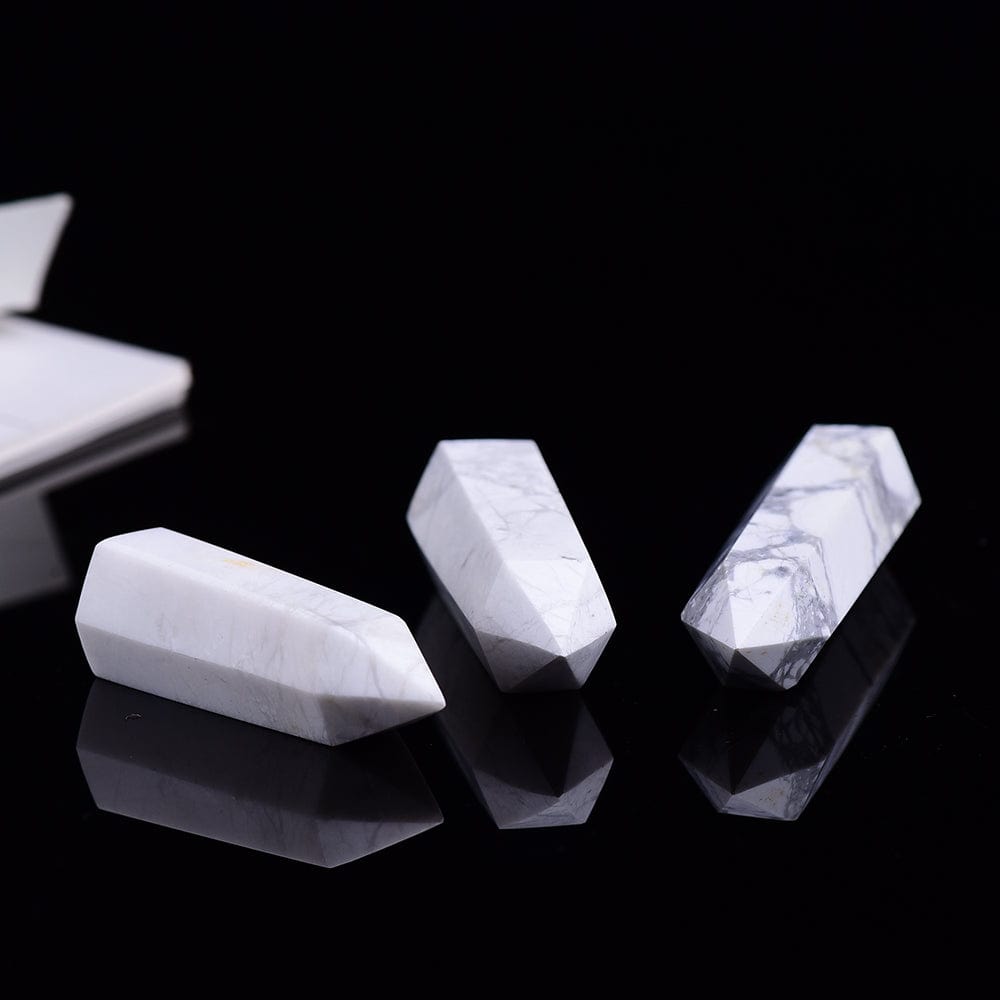 Howlite Crystal Point Tower | Veska