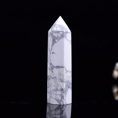 Howlite Crystal Point Tower | Veska