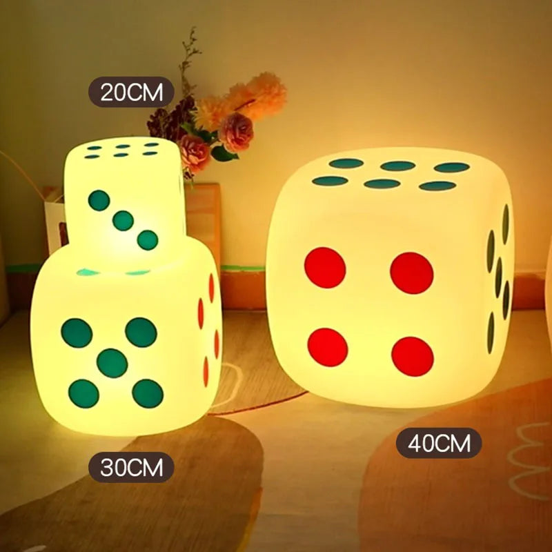 Huge Dice Sängbord Atmosfär Golv Bordslampa | Veska