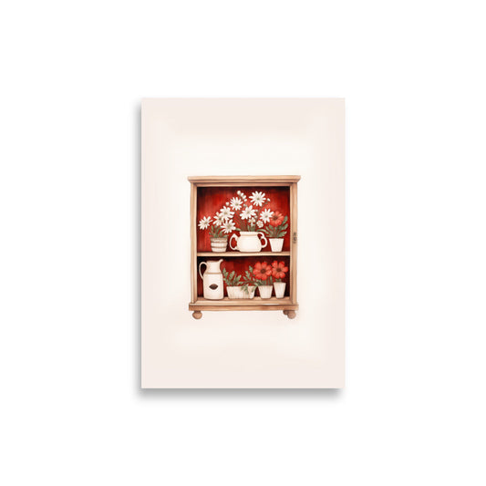 Hylla med blommor | Veska 21×30 cm