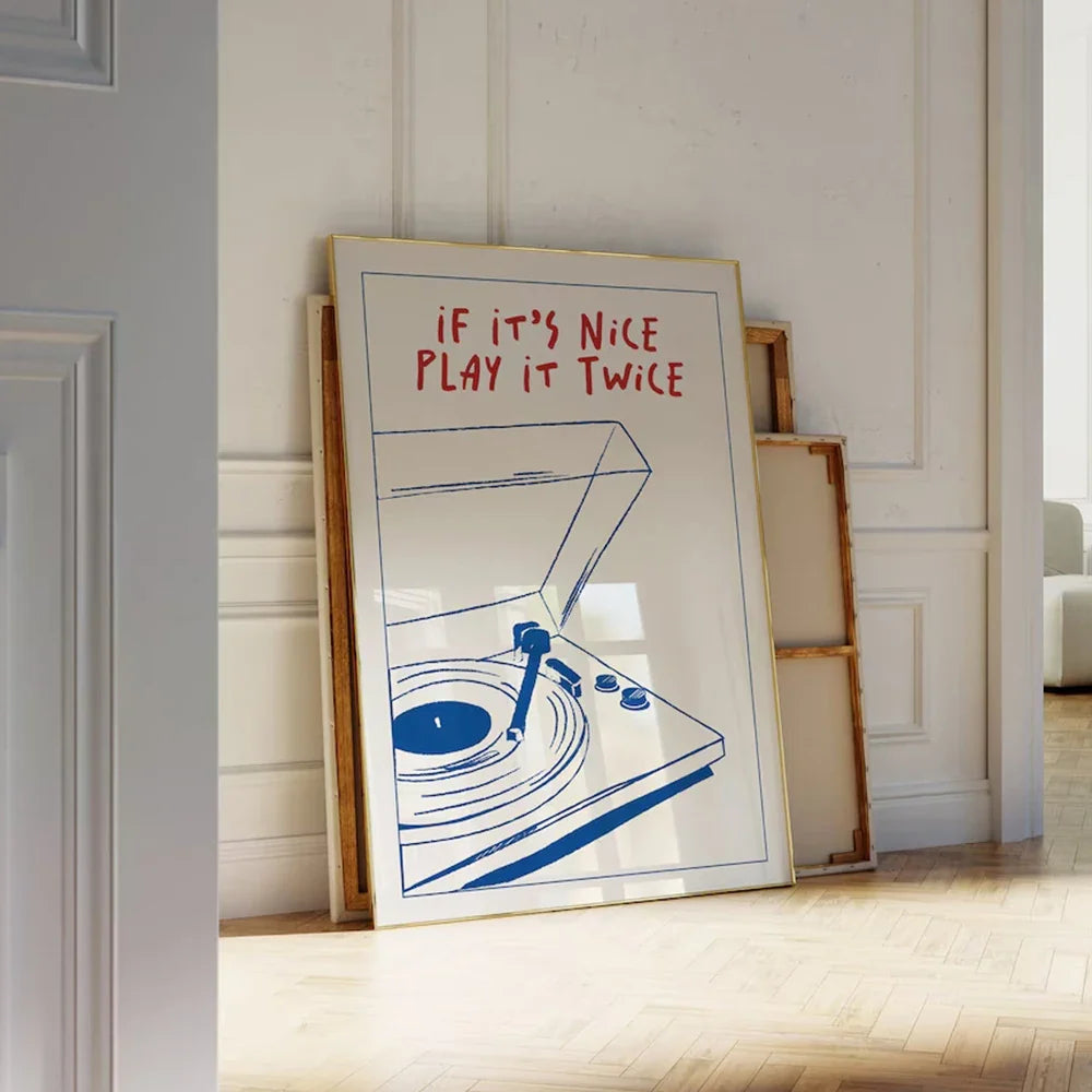 If It's Nice, Play it Twice Väggkonst | Veska