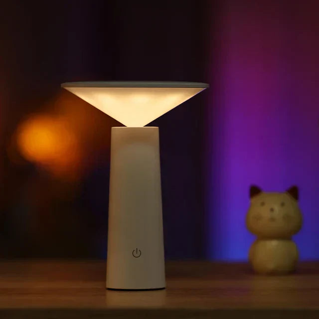InfiNight - Modern bordslampa med beröringssensor | Dimbar ljusstyrka | Veska